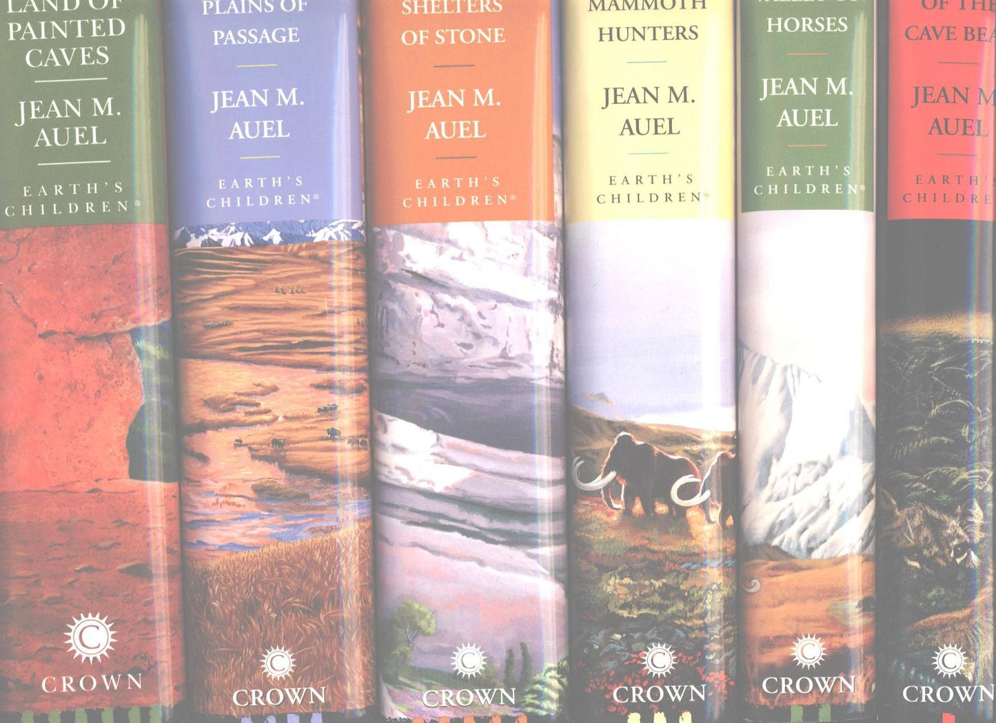 Earth's Children Six Book Collection Jean M. Auel (Six Book Collection -The Clan of the Cave Bear, The Valley of the Horse, The Mammoth Hunters, The Plains of Passage, The Shelters of Stone and The Land of the Painted Ca...