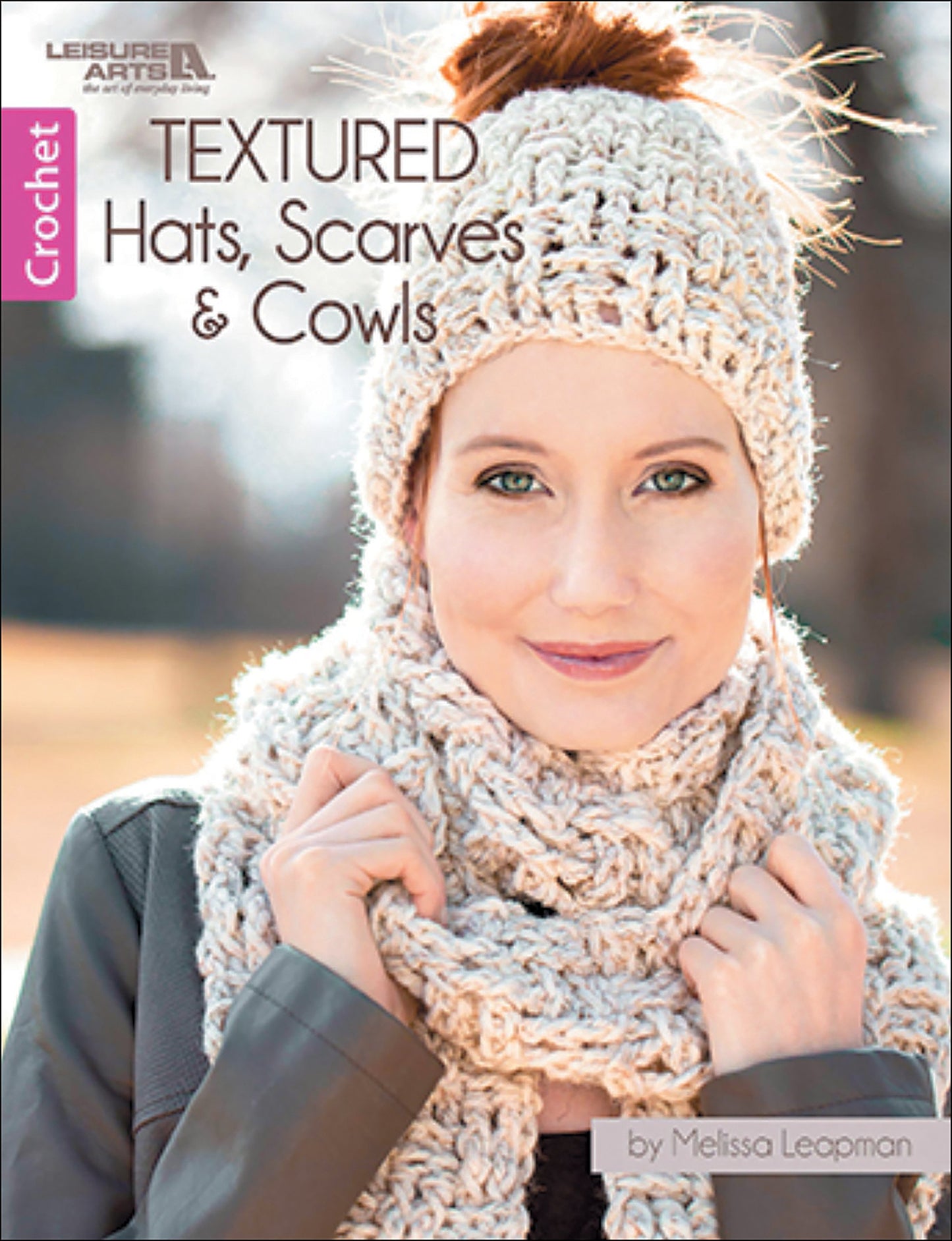 Leisure Arts 7100 Textured Hats, Scarves & Cowls