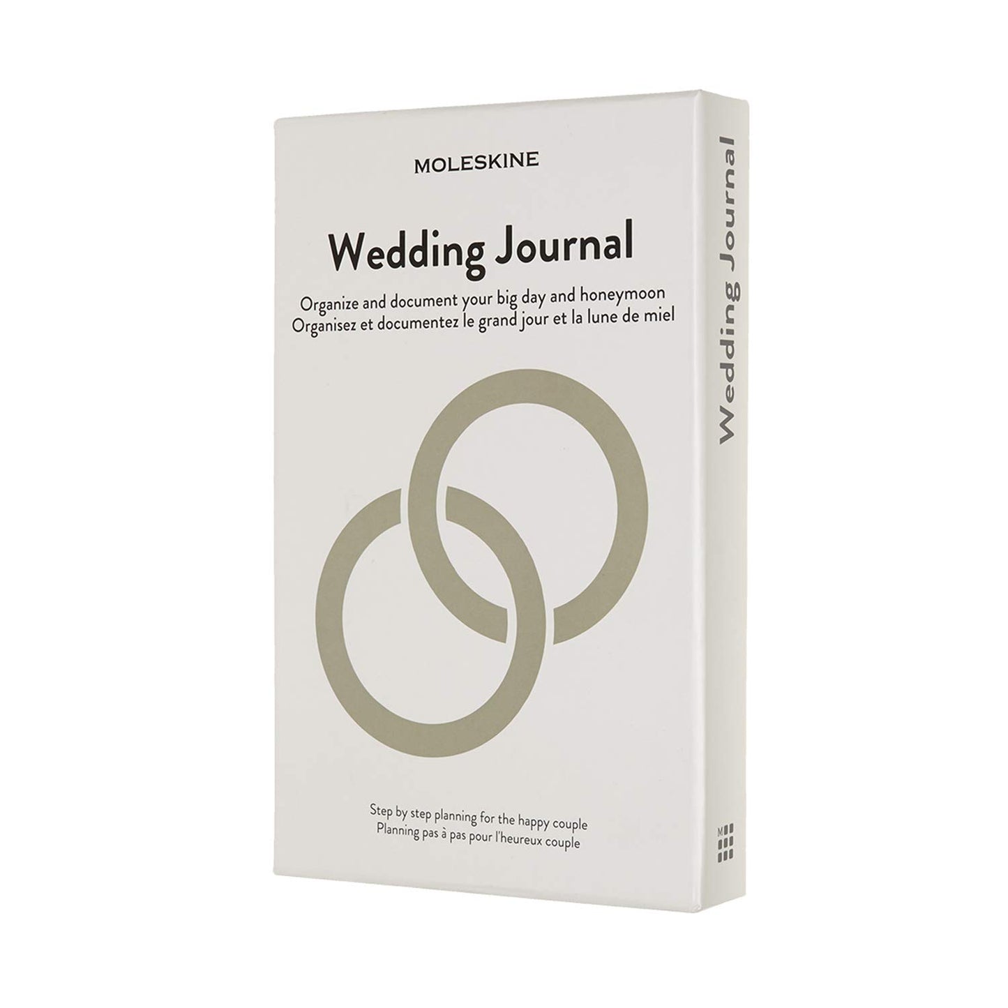 Moleskine Passion Journal, Wedding, Hard Cover, Large (5" x 8.25") Pearl Grey, 400 Pages