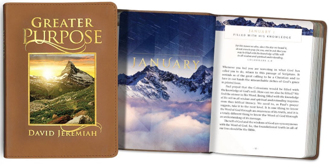 Greater purpose [daily devotional readings'