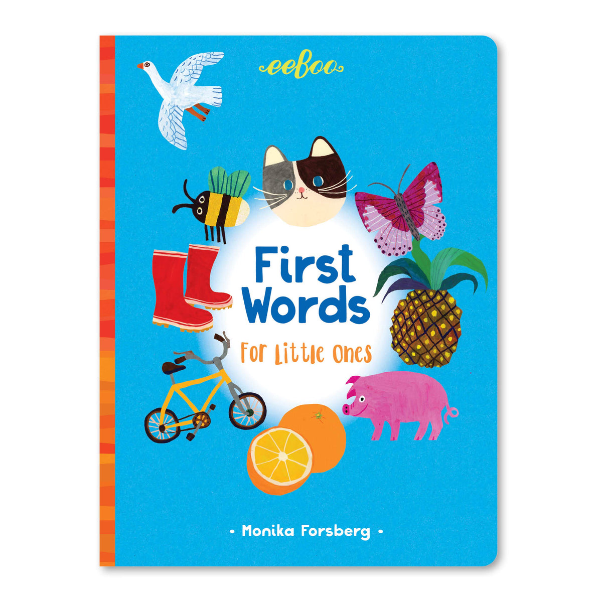 eeBoo: First Words for Little Ones Board Book, Illustrations that Help Introduce Important Words for Everyday Life, Starts a Conversation about Essential Words from the Very Beginning