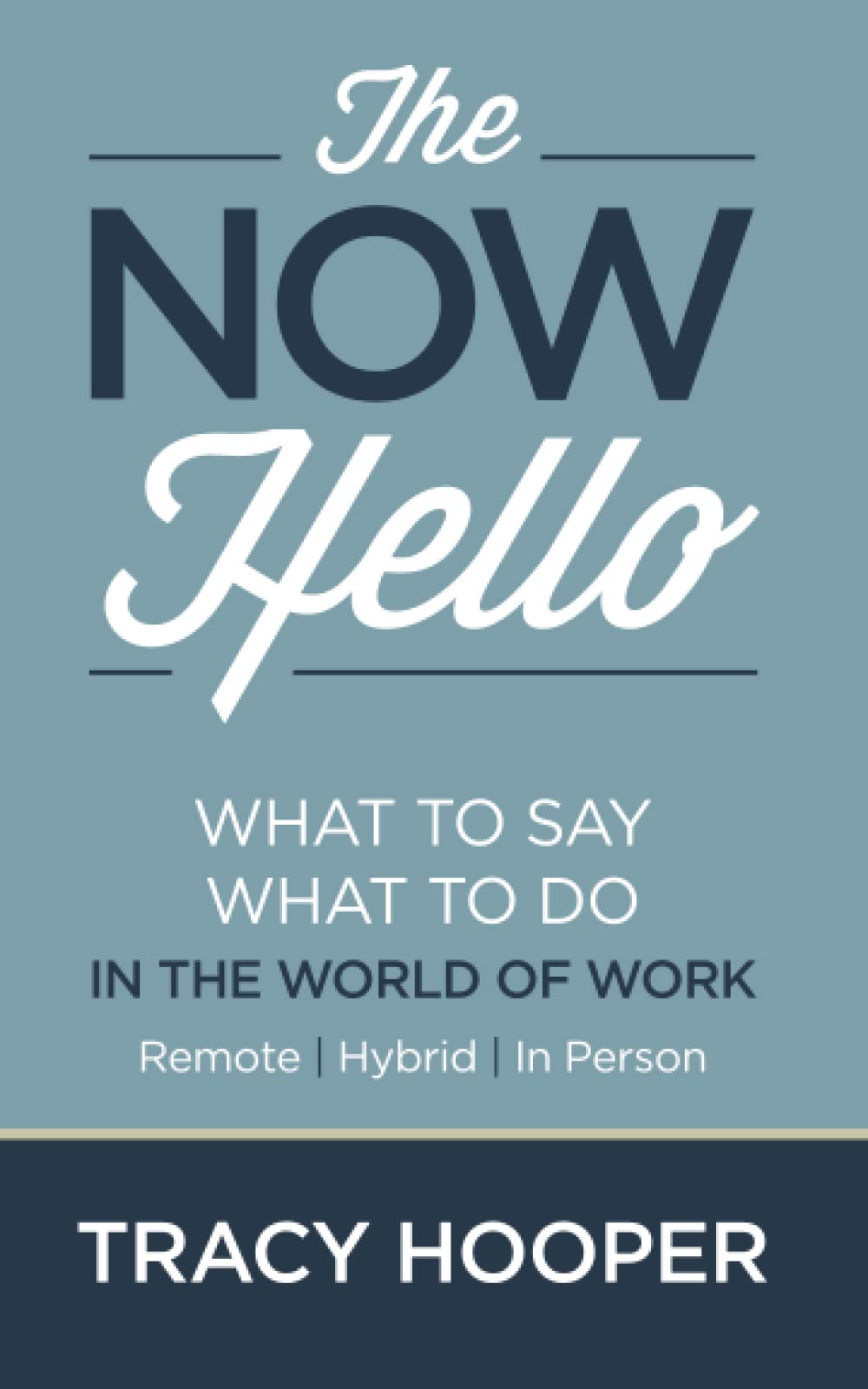 The NOW Hello: What to Say | What to Do in The World of Work: Remote | Hybrid | In Person