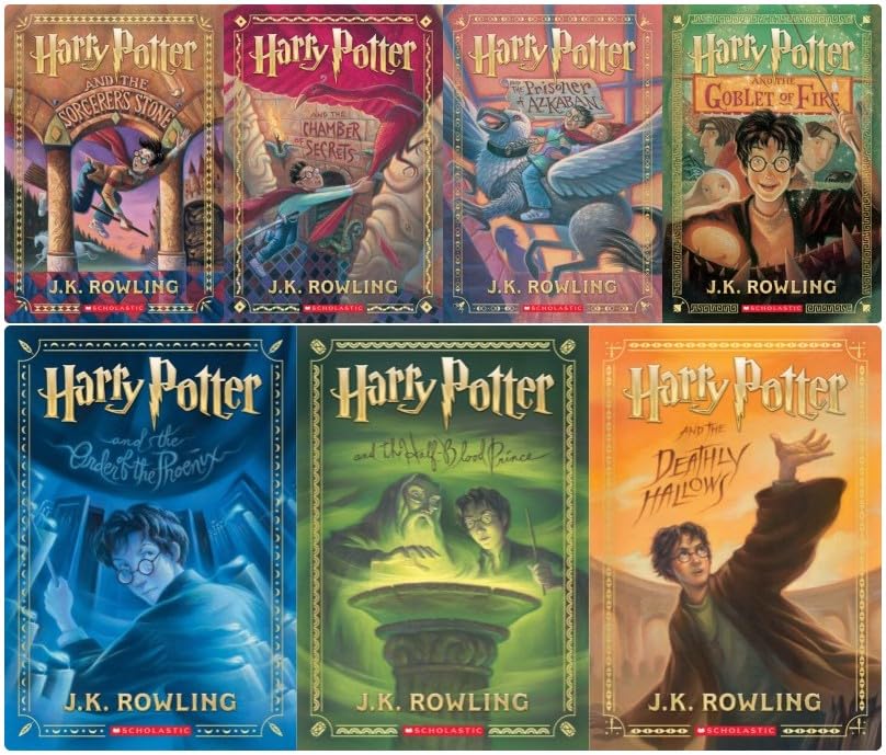 Harry Potter The Complete Series Paperback Box Set (Volumes 1-7)