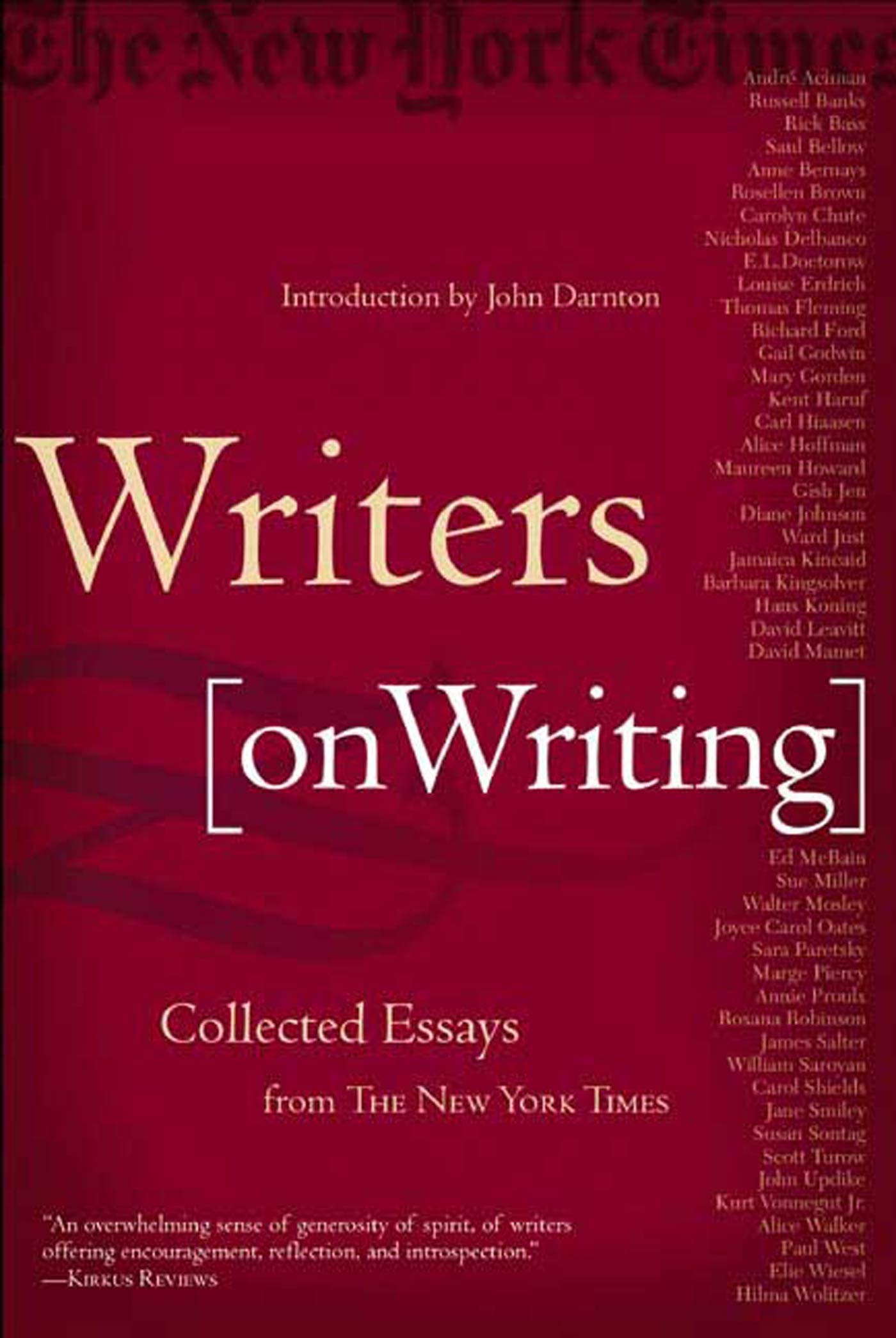 Writers on Writing: Collected Essays from The New York Times - 9052