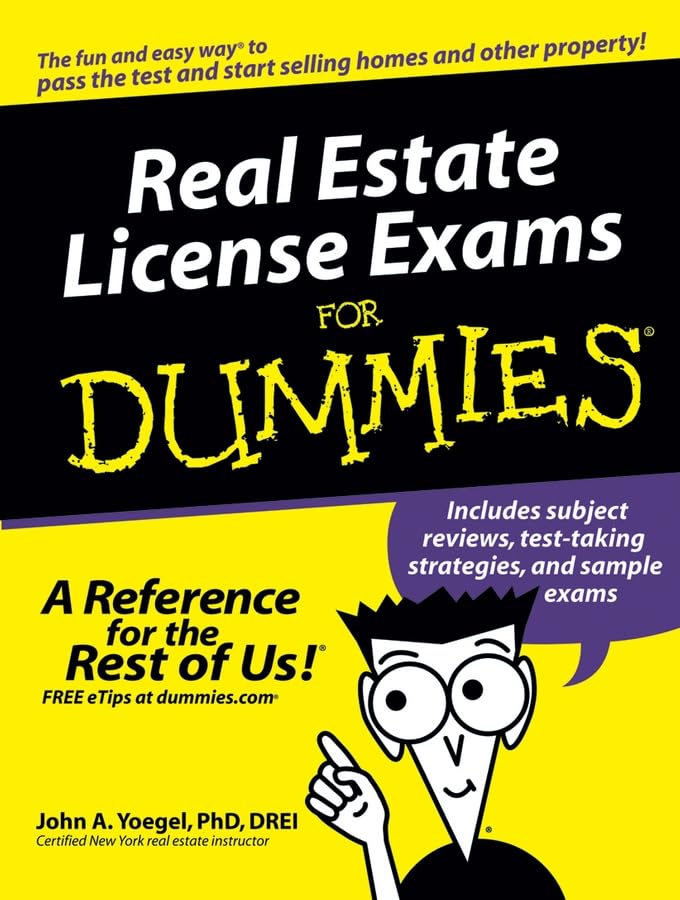 Real Estate License Exams For Dummies - 7053