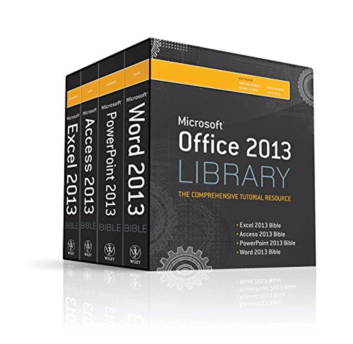 Microsoft Office 2013 Library: The Complete Tutorial Resource: Excel 2013 Bible, Access 2013 Bible, PowerPoint 2013 Bible, Word 2013 Bible - 8576