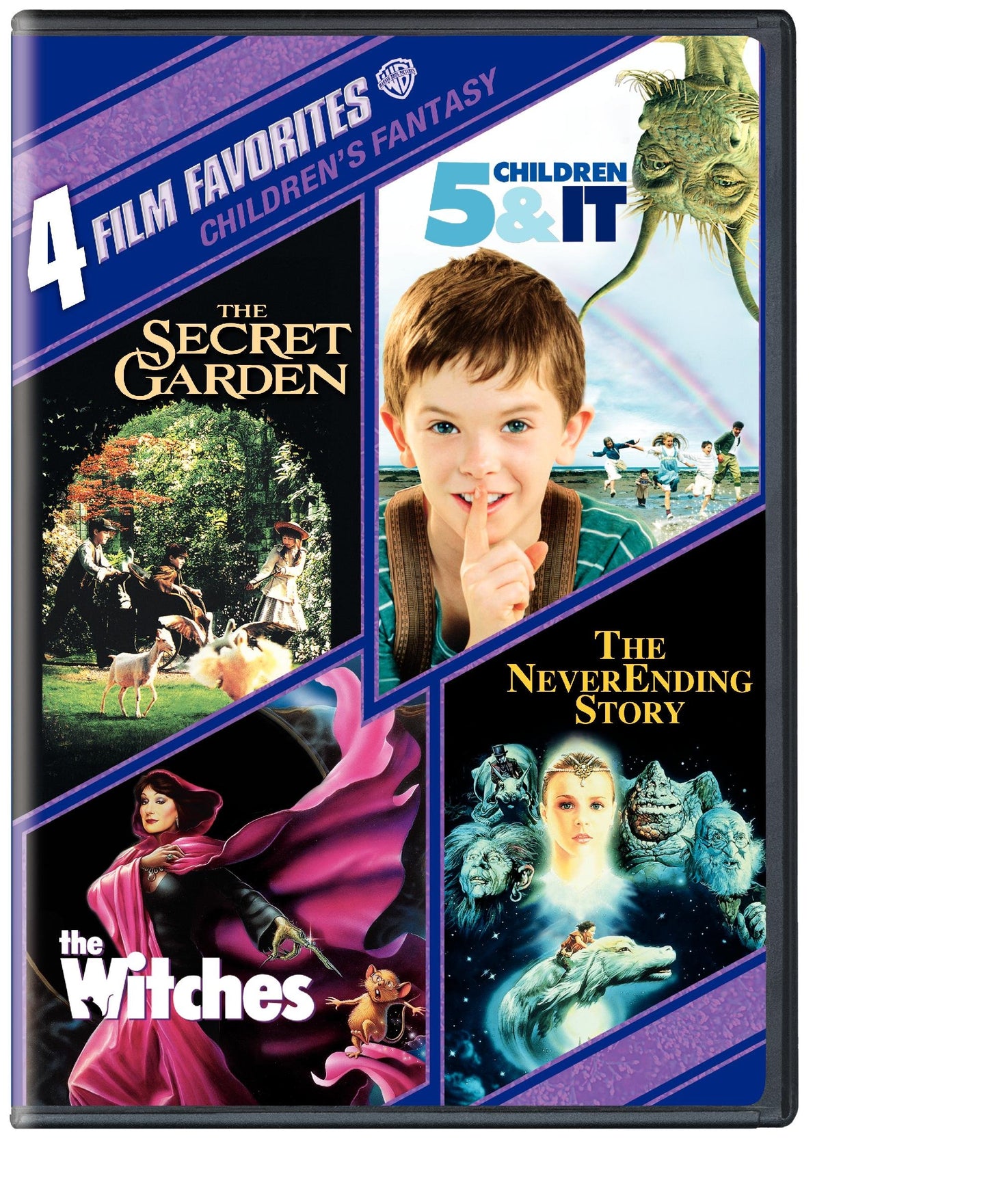 4 Film Favorites: Children's Fantasy (5 Children and It, The Neverending Story, The Secret Garden, The Witches) - 85