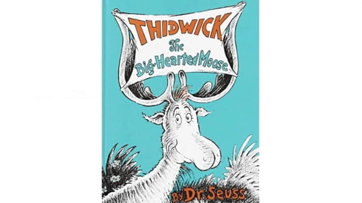 Thidwick the Big-Hearted Moose (Classic Seuss) with Thidwick the Big-Hearted Moose Plush Toy - 5037