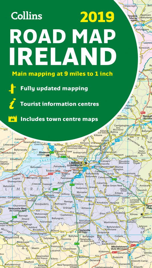 2019 Collins Road Map Ireland - 7307
