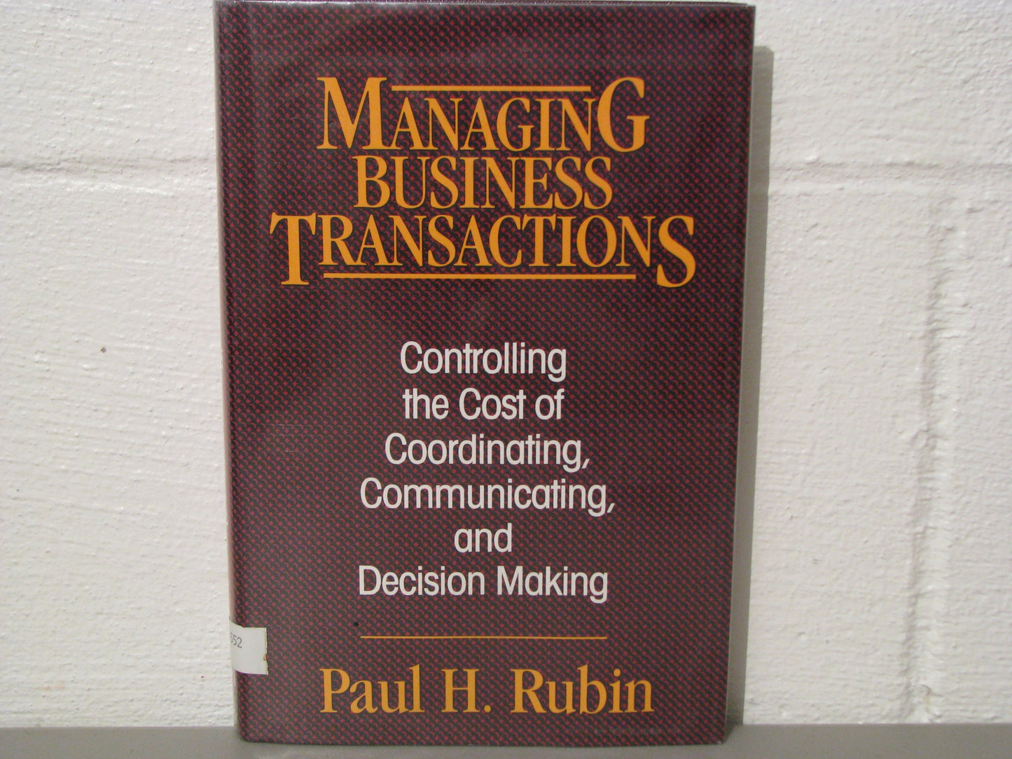 Managing Buisness Transactions