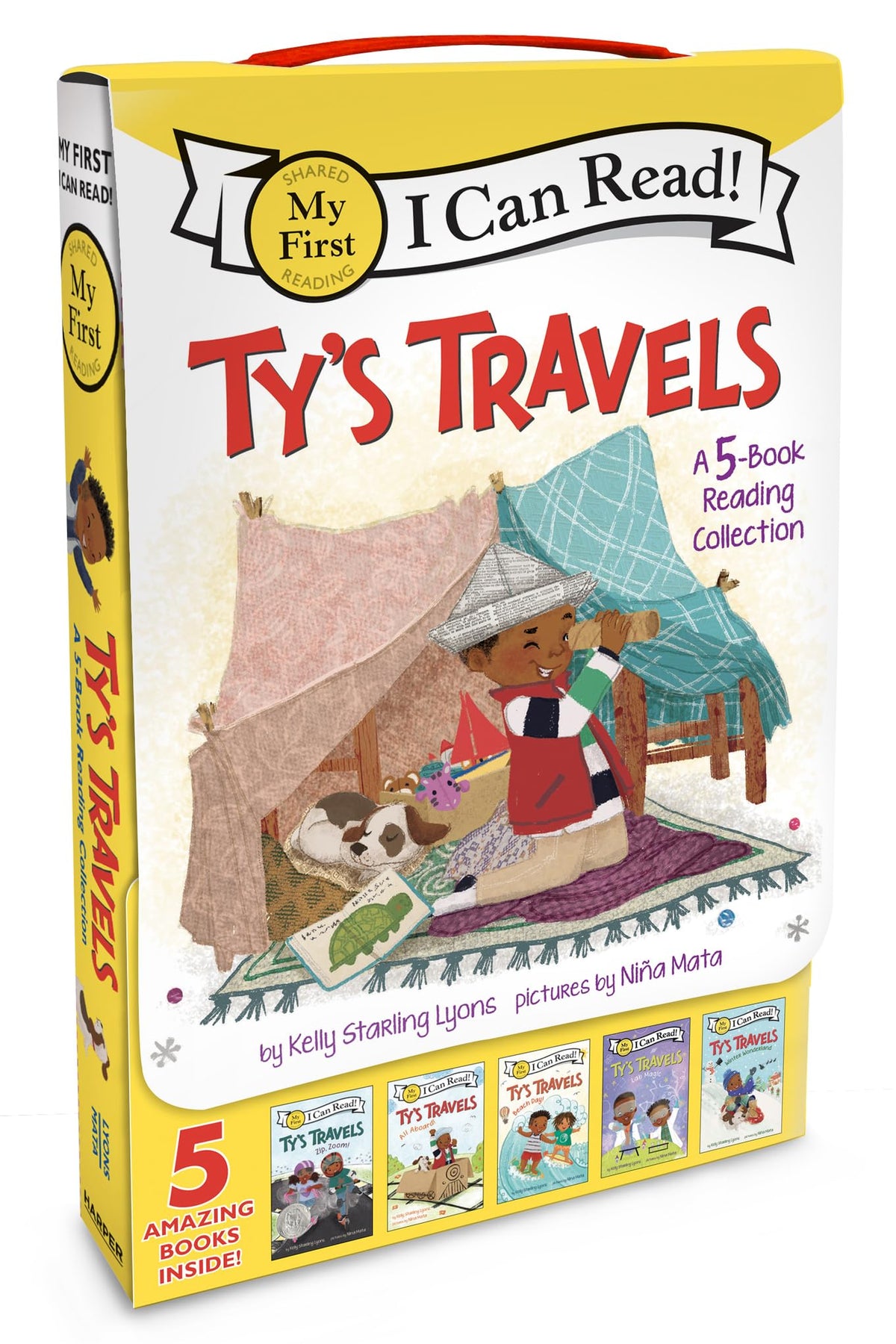Ty’s Travels: A 5-Book Reading Collection: Zip, Zoom!, All Aboard!, Beach Day!, Lab Magic, Winter Wonderland – Geisel Honor Winner – My First I Can Read Stories for Kids (Ages 4-8)