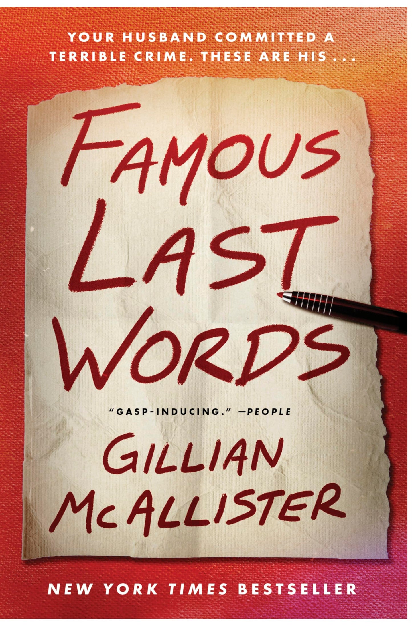 Famous Last Words: A Suspenseful Domestic Thriller with Shocking Twists, Unravel the Deception