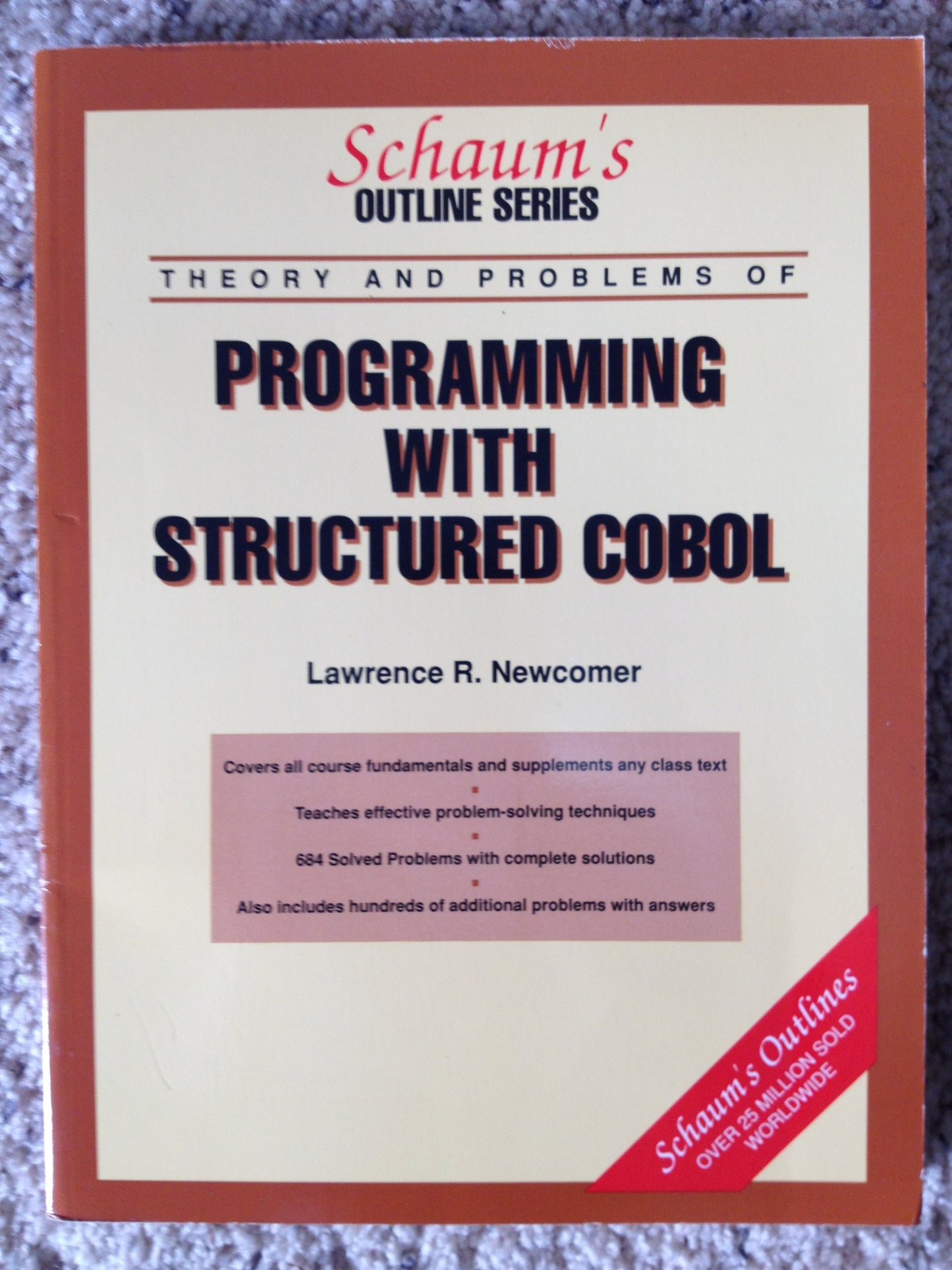 Schaum's Outline of Theory and Problems of Programming With Structured Cobol (Schaum's Outlines)