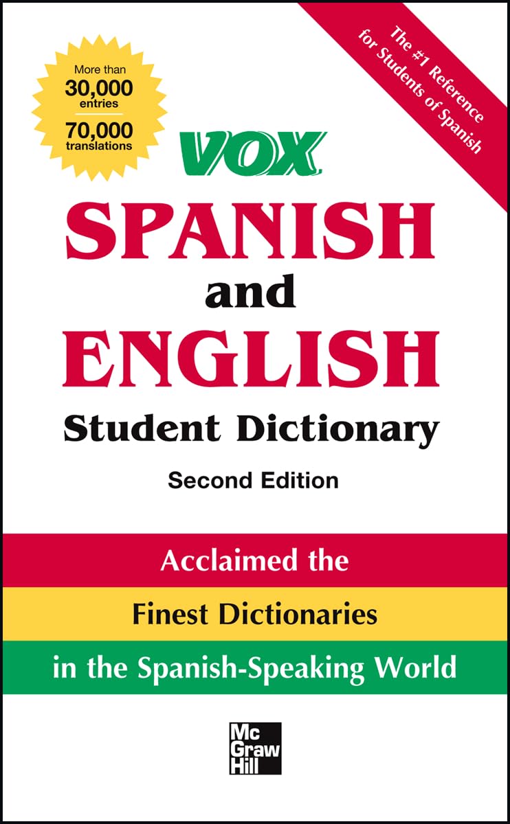 Vox Spanish and English Student Dictionary PB, 2nd Edition (Vox Dictionaries)