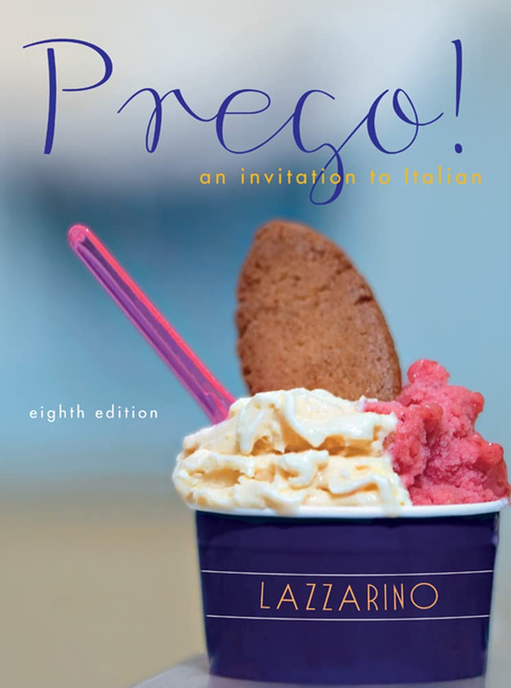 Prego! An Invitation to Italian, 8th Edition