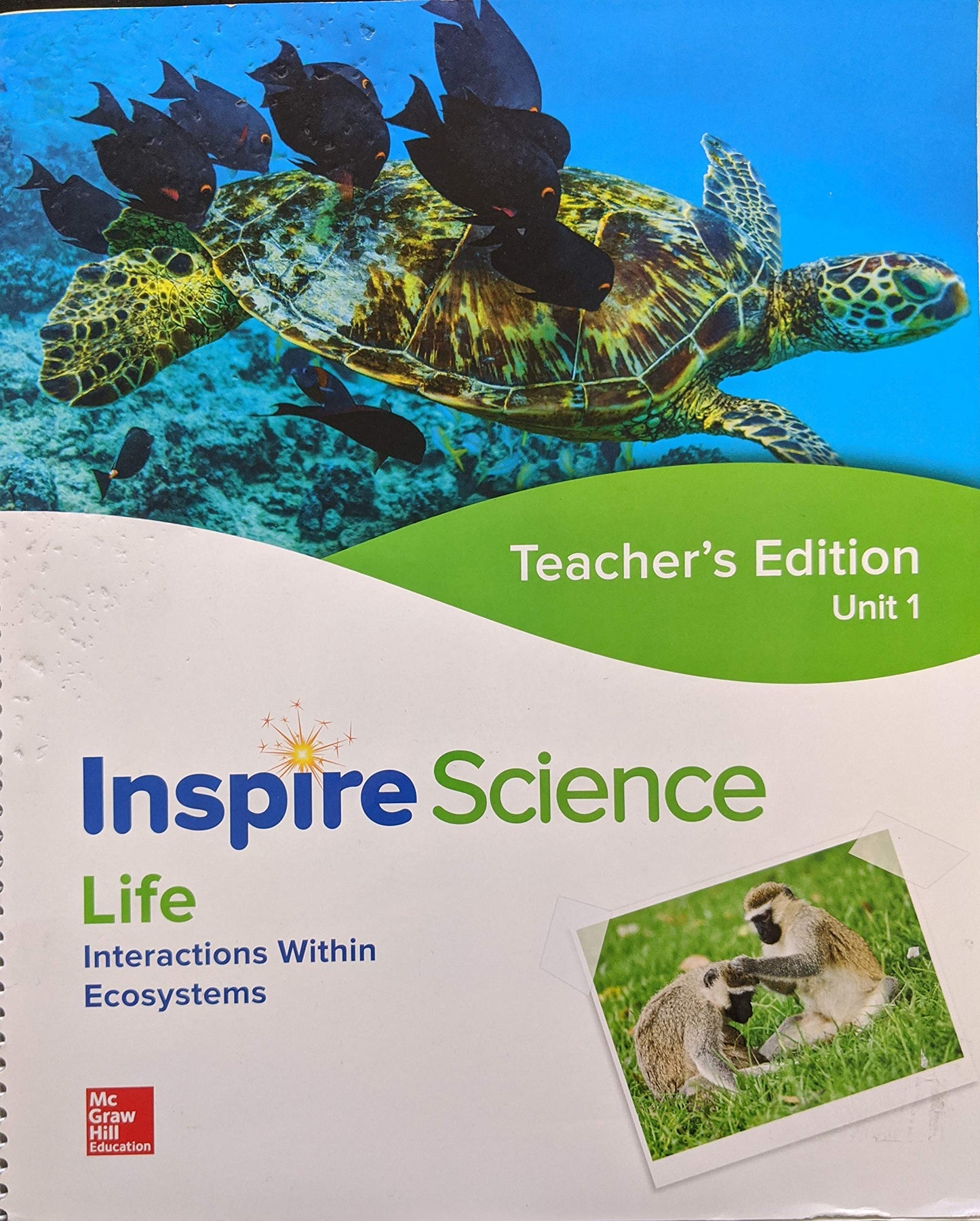 Inspire Science: Life Teacher Edition Unit 1, c. 2020, 9780076883783, 0076883787