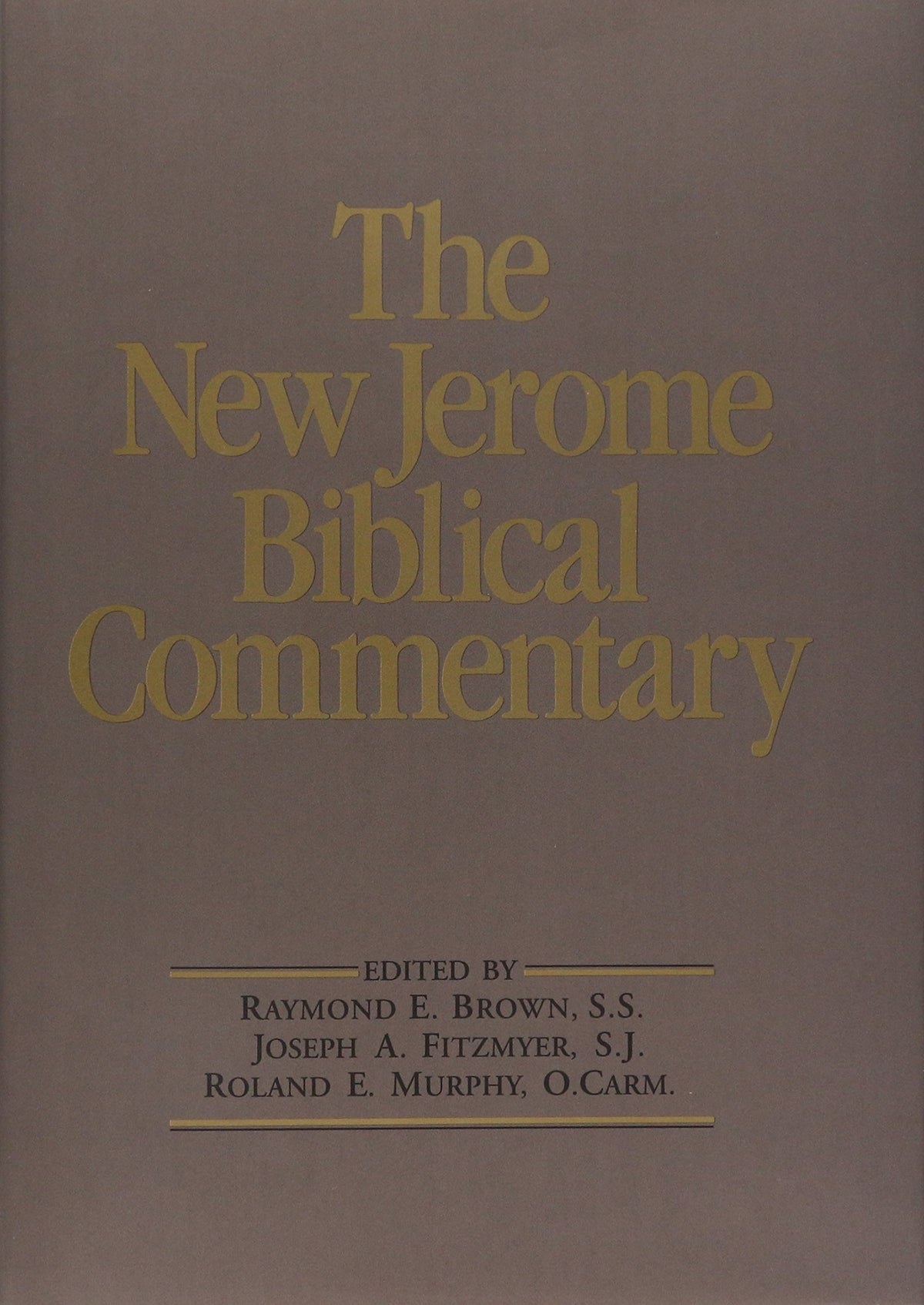 The New Jerome Biblical Commentary