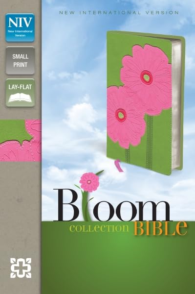 Holy Bible: New International Version, Gerbera Daisies Italian Duo-Tone, Small Print, Lay-Flat