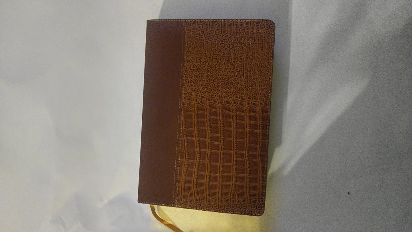 Life Application Study Bible: New International Version, British Tan/Alligator Tan European Leather