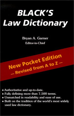 Blacks Law Dictionary