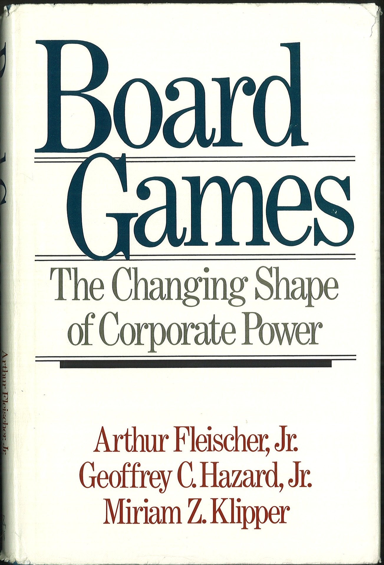 Board Games: The Changing Shape of Corporate Power - 3047