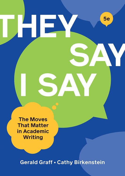 "They Say / I Say" - 3954