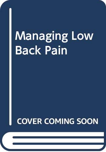 Managing low back pain - 2054