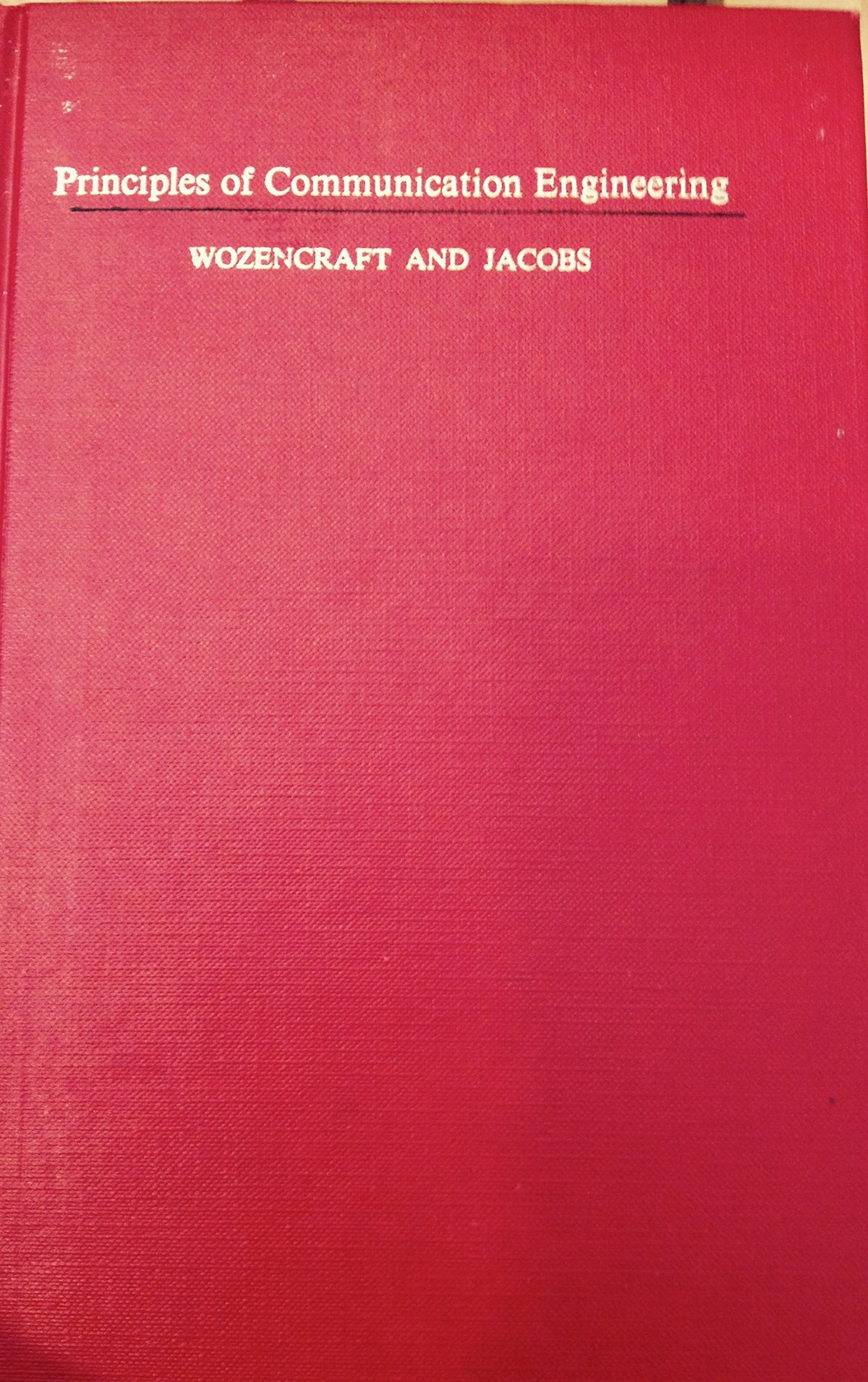 Principles of Communication Engineering