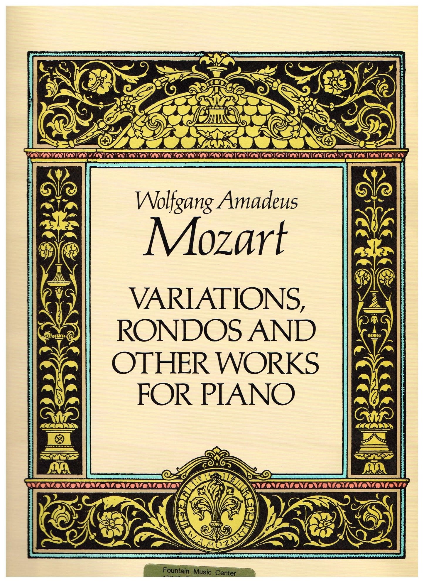 Variations, Rondos and Other Works for Piano (Dover Music for Piano)