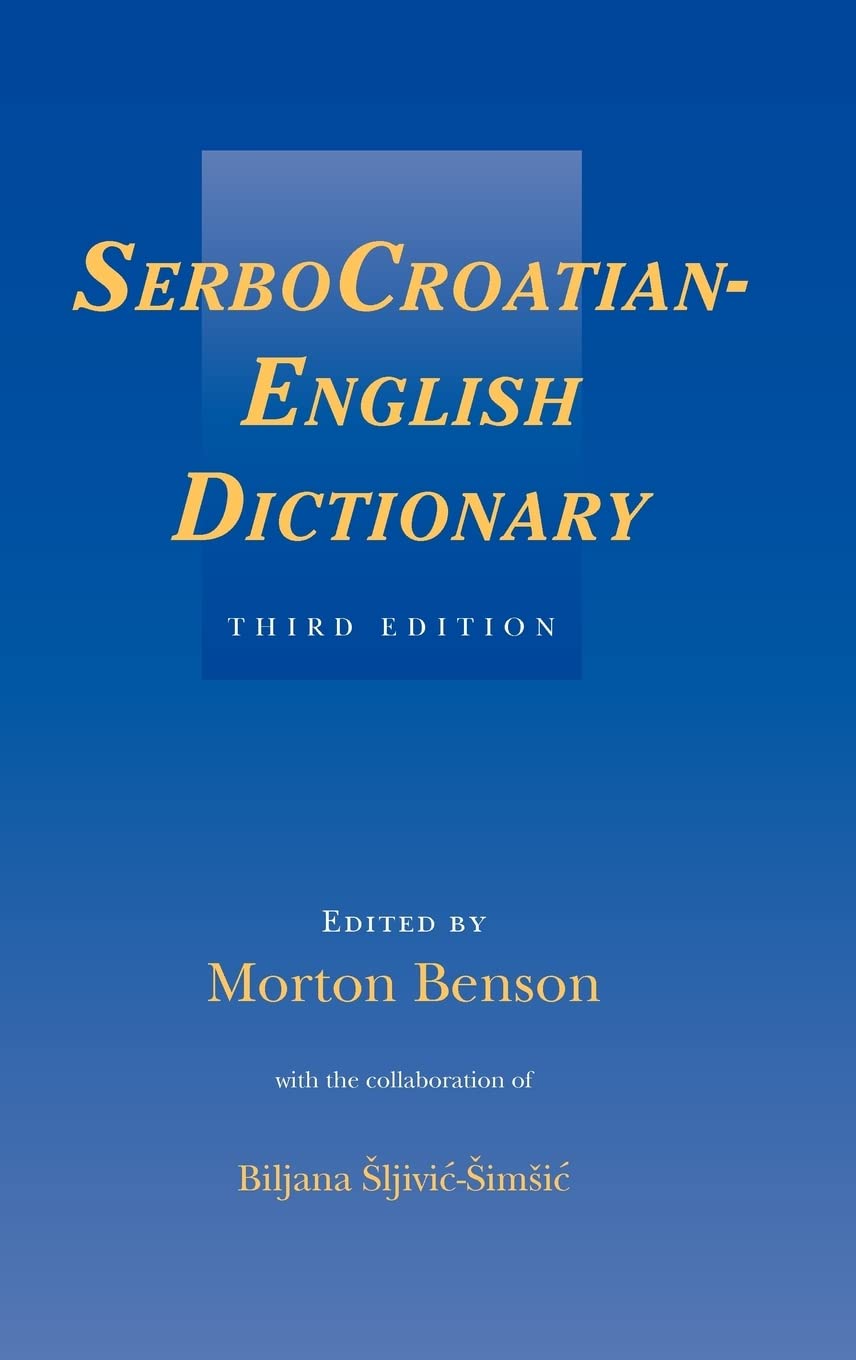 SerboCroatian-English Dictionary (SerboCroatian-English Dictionary 2 Volume Set)