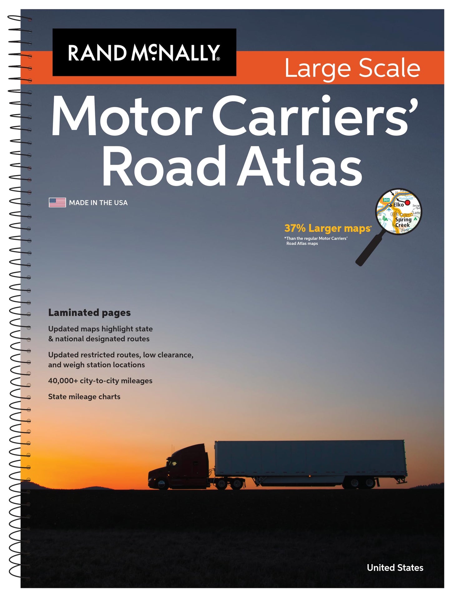Rand McNally Large Scale Motor Carriers' Road Atlas