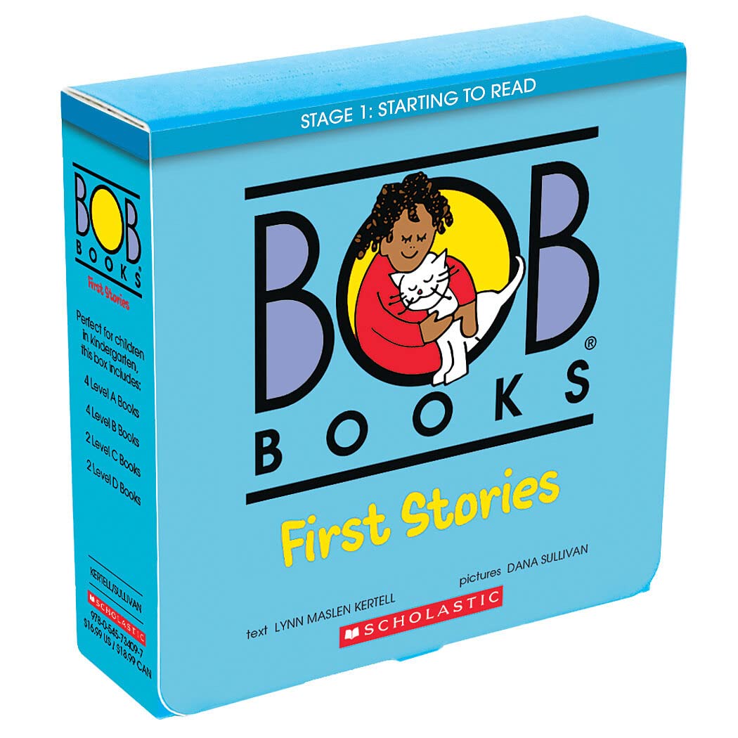 Bob Books - First Stories Box Set | Decodable Phonics Books, Ages 4 and up, Kindergarten (Stage 1: Starting to Read)