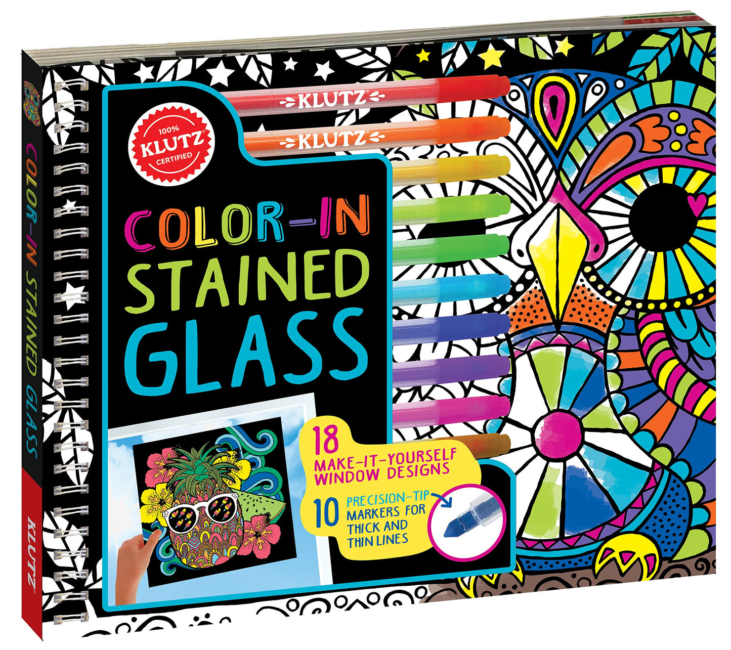 Klutz Color-in Stained Glass Craft Kit
