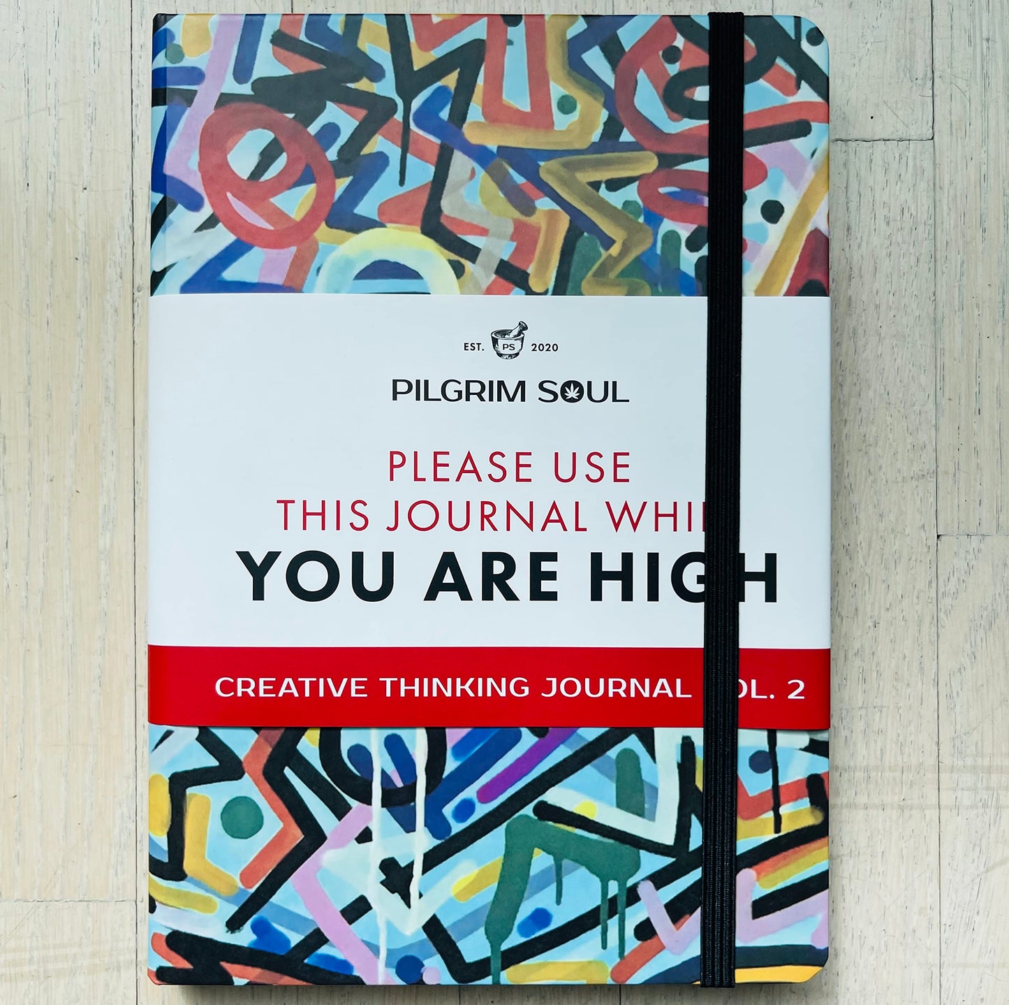 Pilgrim Soul The Original Creative Thinking Journal Vol 2: Please Use the Journal While High - A guided Journal with 50 fun, creative challenges designed to increase your creativity.