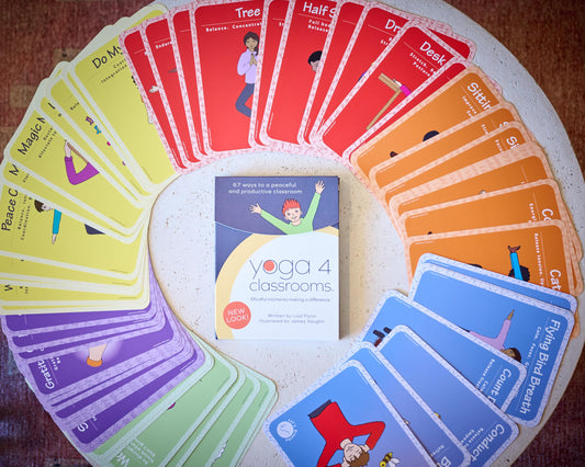 Yoga 4 Classrooms Activity Card Deck - Yoga Cards for Kids - Mindfulness Cards for Kids - 67 Colorful Cards for Learning Yoga in Schools and Classrooms - 5949