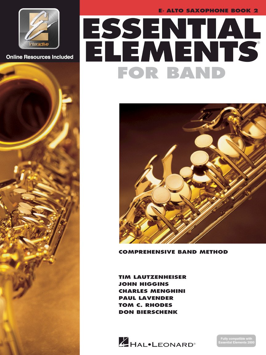 Essential Elements for Band - Eb Alto Saxophone Book 2 with EEi | Intermediate Method Songbook and Sheet Music for Students and Teachers | Band Practice, Technique, and Performance Development Guide
