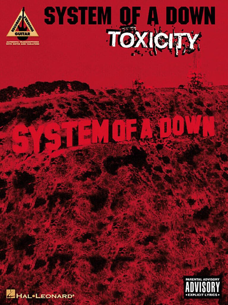 System of a Down – Toxicity – Guitar Recorded Versions | Note-for-Note Guitar TAB | 14 Songs Including Chop Suey, Aerials, Prison Song and Toxicity | Hal Leonard Sheet Music Songbook
