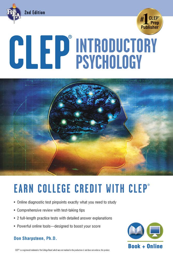 CLEP® Introductory Psychology Book + Online (CLEP Test Preparation)