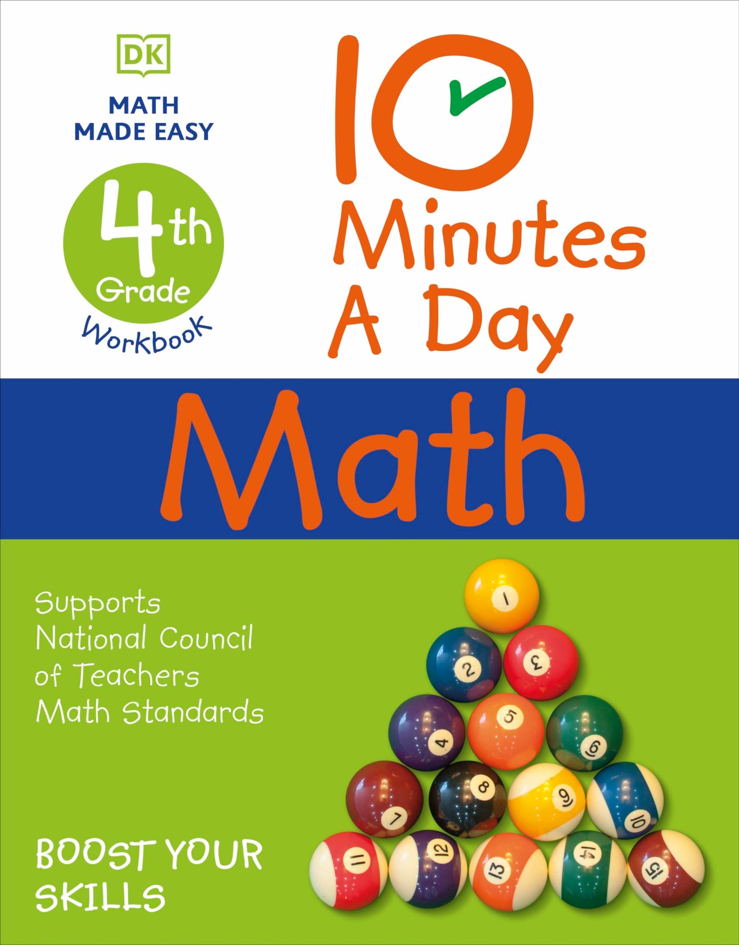 10 Minutes a Day Math, 4th Grade (DK 10-Minutes a Day) - 1580