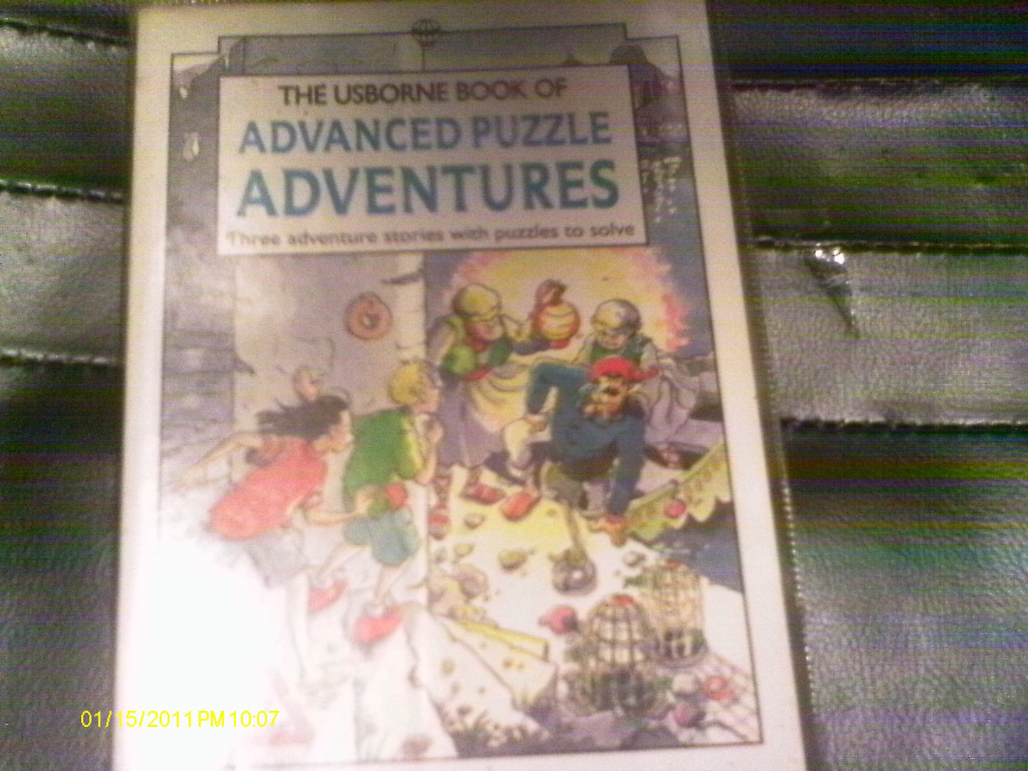 The Usborne Book of Advanced Puzzle Adventures: Three Adventure Stories With Puzzles to Solve