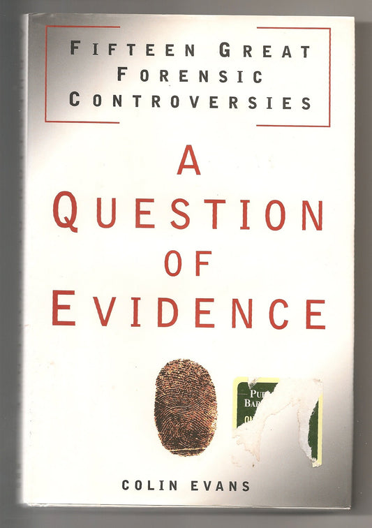A QUESTION OF EVIDENCE - 7165