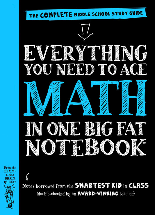 Ace Math in One Big Fat Notebook: The Complete Middle School Study Guide (Big Fat Notebooks) - 8188