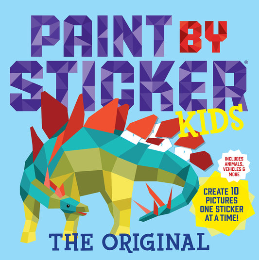 Paint by Sticker Kids, The Original: Create 10 Pictures One Sticker at a Time! (Kids Activity Book, Sticker Art, No Mess Activity, Keep Kids Busy) - 8896