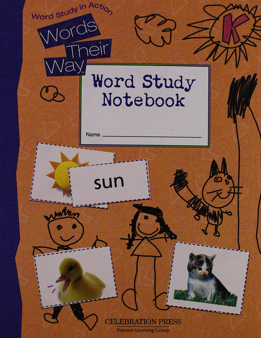 WORDS THEIR WAY LEVEL K STUDENT NOTEBOOK 2005C - 9279