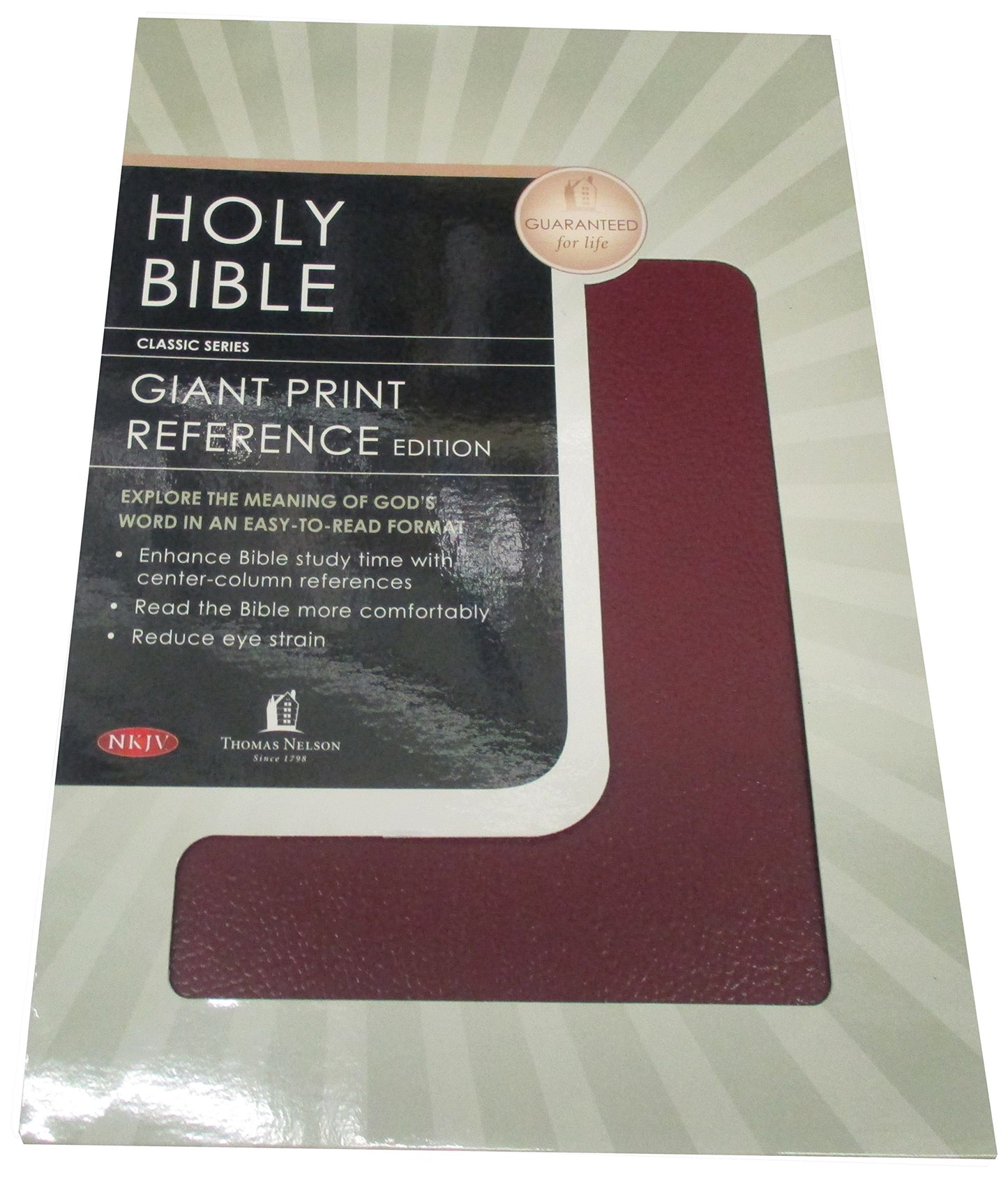Holy Bible New King James Version Classic Giant Print Center Column Reference Bible