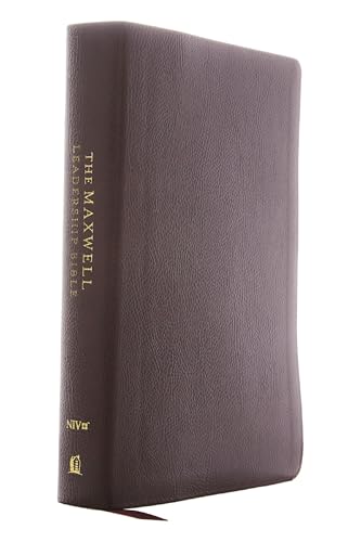 NIV, Maxwell Leadership Bible, 3rd Edition, Premium Bonded Leather, Burgundy, Comfort Print: Holy Bible, New International Version