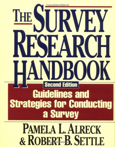 The Survey Research Handbook - 7843