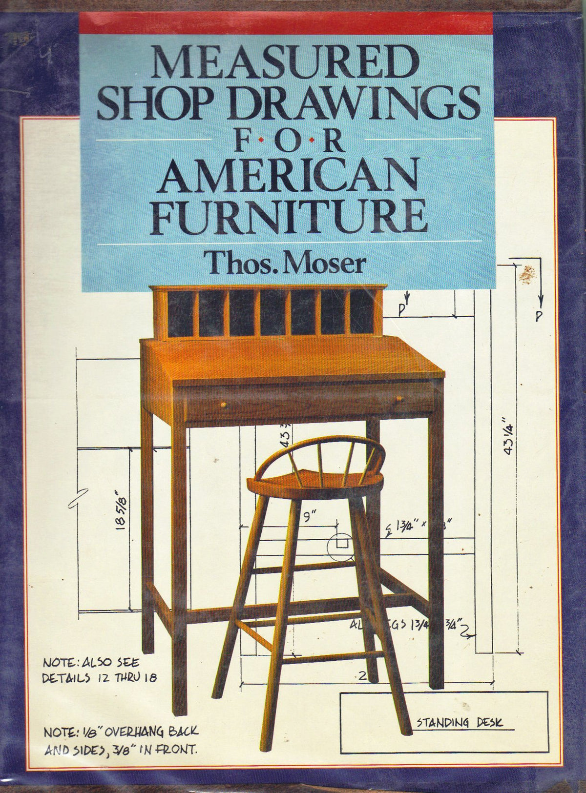 Measured Shop Drawings for American Furniture