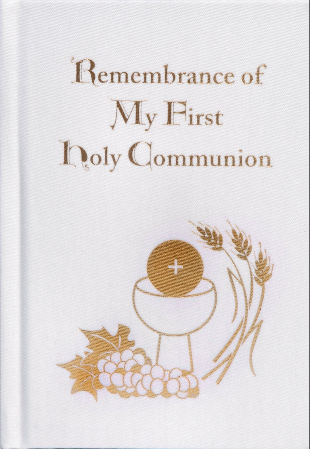Remembrance of My First Holy Communion (I Pray with Jesus) White Cloth