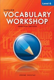 Vocabulary Workshop Enriched Edition Level G Grade 12